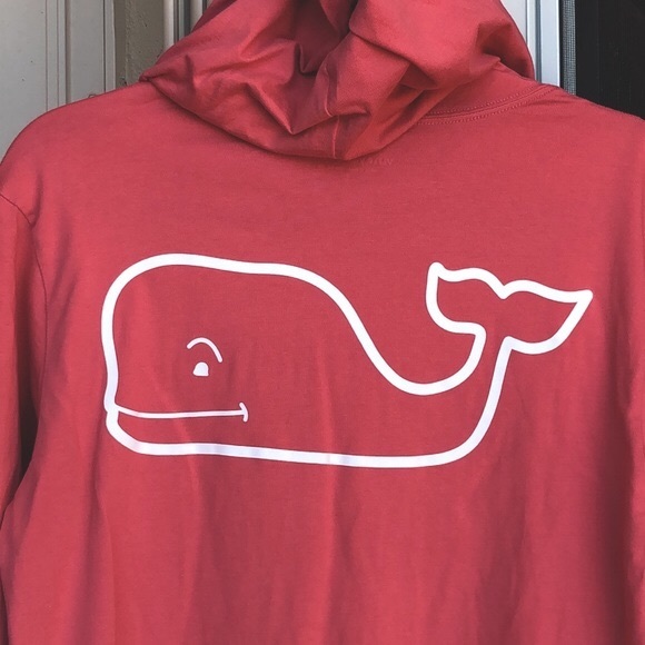 Vineyard Vines Long Sleeve Logo Pocket Tee Hoodie - Picture 6 of 7